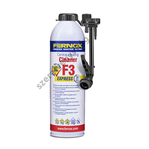 FERNOX CLEANER F3 EXPRESS (aeroszol) 400 ml - tisztítófolyadék 130 liter vízhez