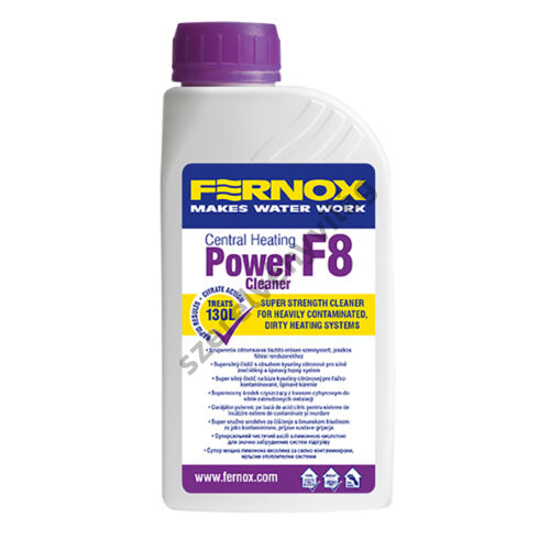FERNOX Power Cleaner F8 500 ml - tisztítószer 130 liter vízhez