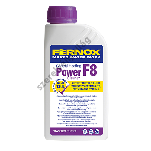 FERNOX Power Cleaner F8 500 ml - tisztítószer 130 liter vízhez