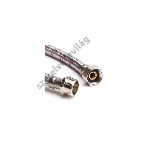 Flexibilis vízcső 3/8"-3/8" külső-belső hollandival (kb)