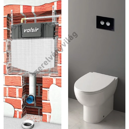 VALSIR falsík alatti WC tartály TROPEA S MURARE