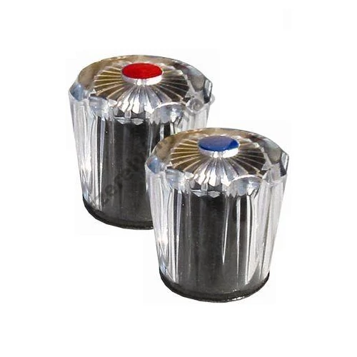 Kristály gomb 1/2″ , ricnis (piros)